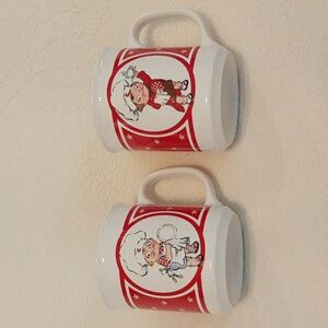 Vintage 90’s pair of Campbell's Little Chef Cermanic Coffee Mugs